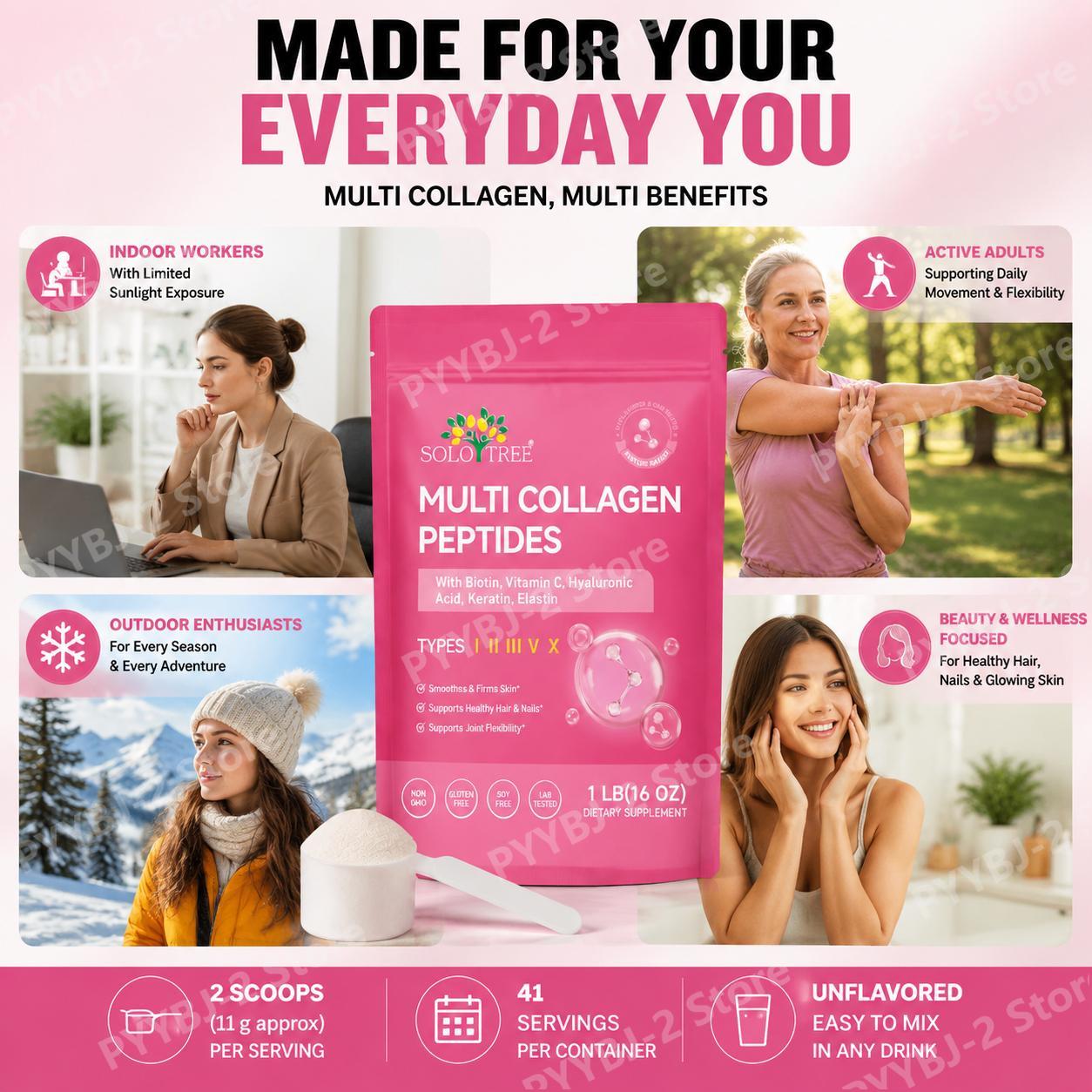멀티 콜라겐 펩타이드 파우더 타입 I II III V  - Collagen Peptide Powder 리뷰 및 가격
