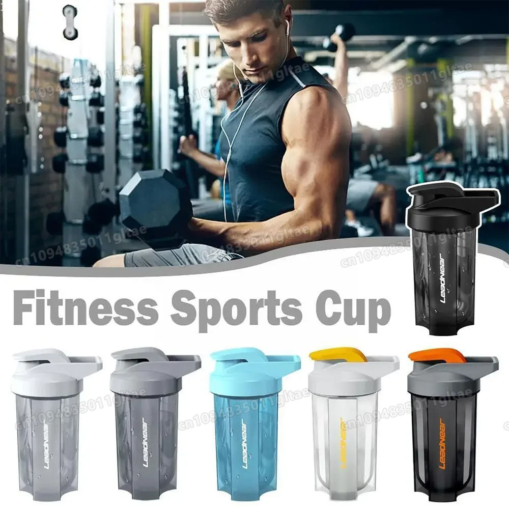 500ML 휴대용 단백질 파우더 쉐이커 병 누수 방지  - Nutrition Gym 리뷰 및 가격