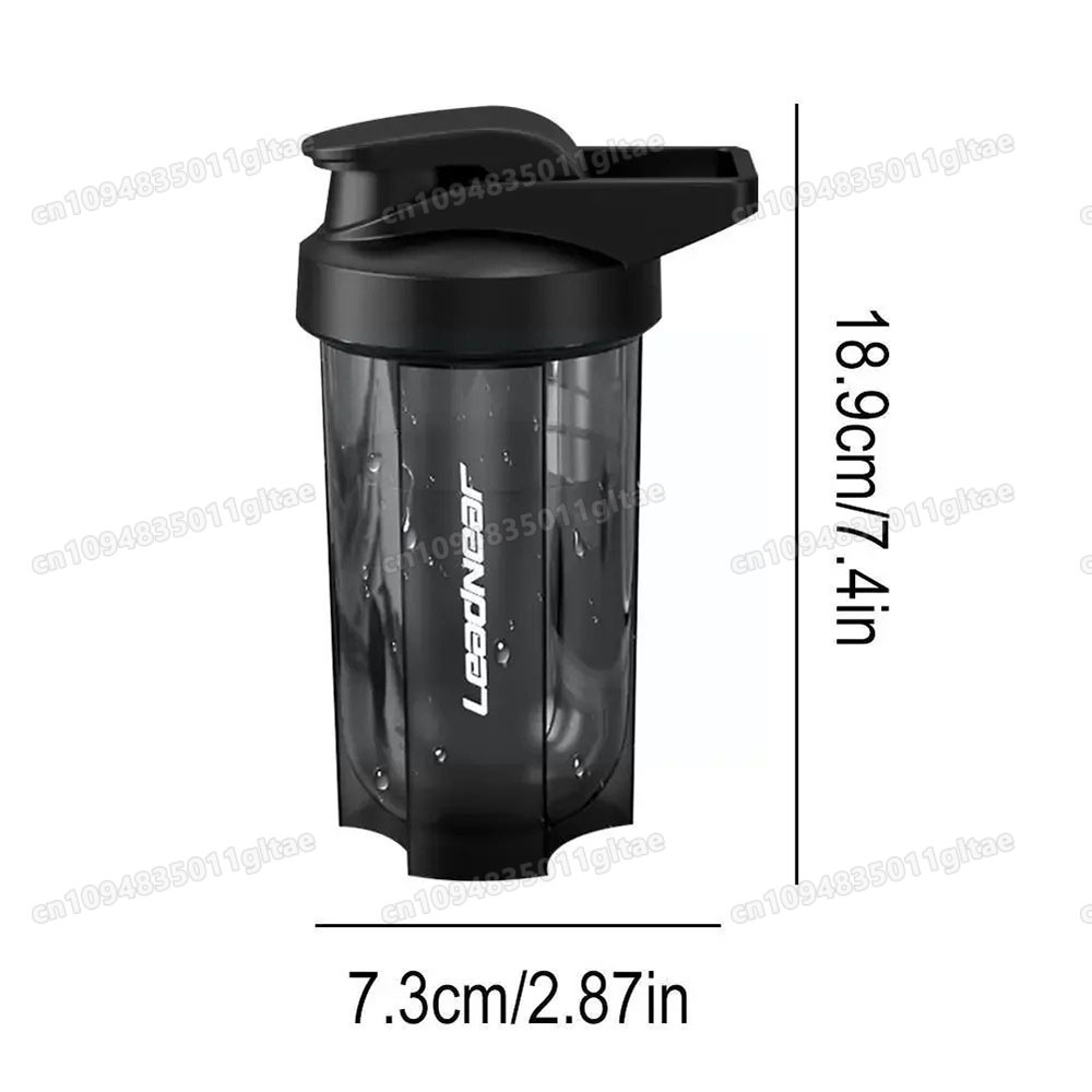 500ML 휴대용 단백질 파우더 쉐이커 병 누수 방지  - Nutrition Gym 리뷰 및 가격