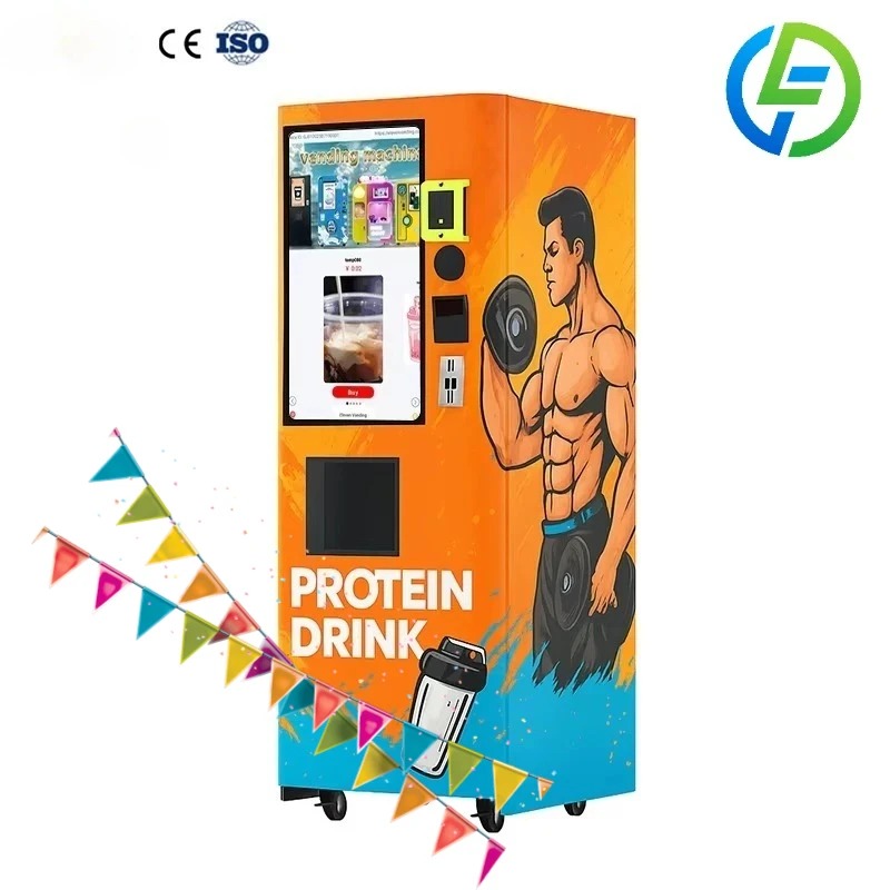 맞춤형 자동 단백질 쉐이크 자판기 스마트 터치스크린 셀 - Fitness Nutrition Protein 리뷰 및 가격