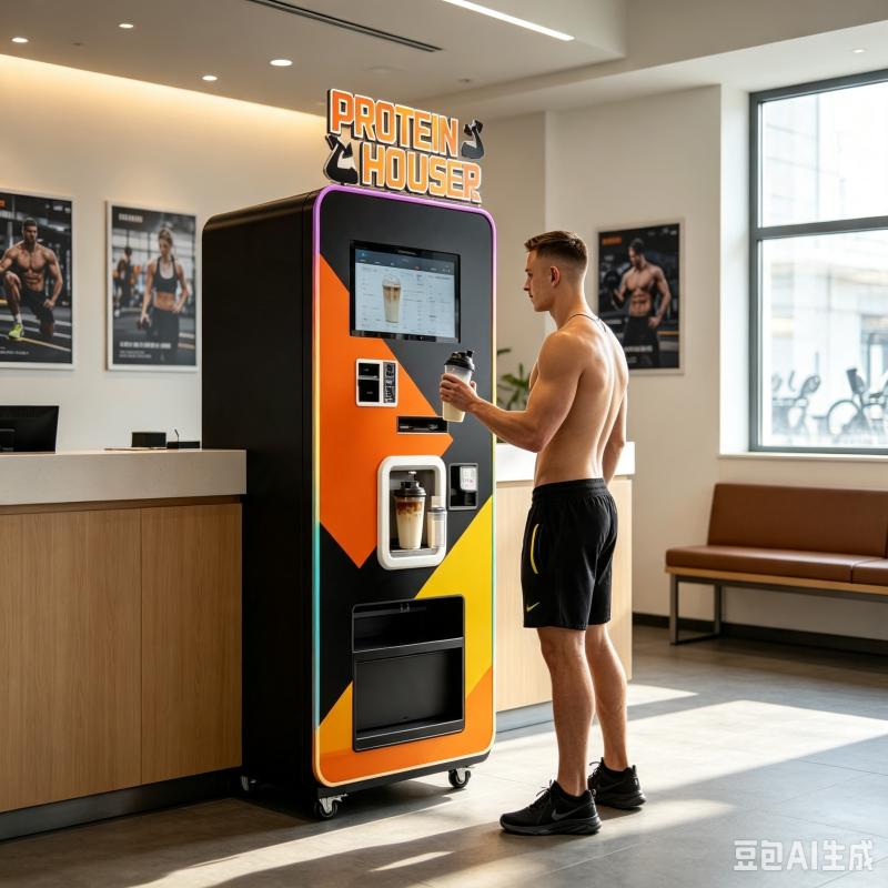 맞춤형 단백질 쉐이크 자동판매기 자동 분말 디스펜싱 블 - Fitness Nutrition Protein 리뷰 및 가격